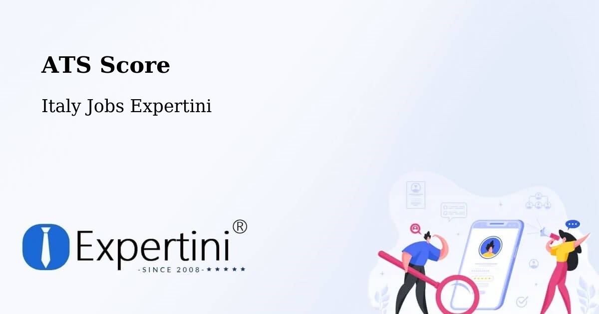 Resume ATS Score & Job Description Match Tool – Riano - Italy Jobs Expertini