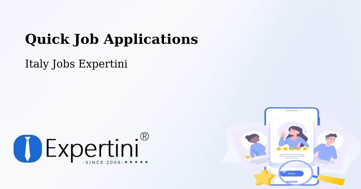 Quick Apply Feature – Riano - Italy Jobs Expertini